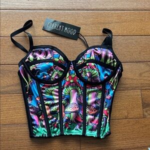 Current Mood/Nasty Gal Trippin Mushroom Corset